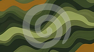 Abstract camo design in earth tones. Background. Concept of nature-inspired concealment, tactical wear, forest