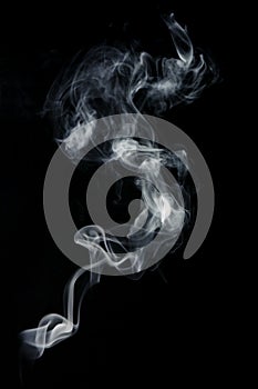 Abstract Candle Smoke