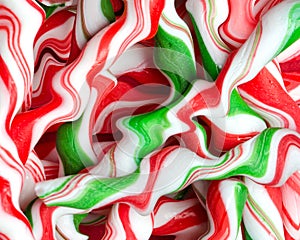 Abstract candy canes