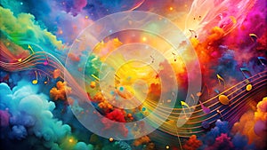 An Abstract Canvas Exploring the Language of Color and Form AI Generated