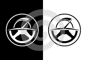 Abstract Car logo sign symbol for Automotive Company