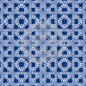 Abstract celestial blue seamless pattern. Skiey background.