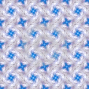 Abstract celestial blue seamless pattern. Skiey background.