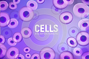 Abstract cell background, human biology science medical nucleus. Vector cell virus stem