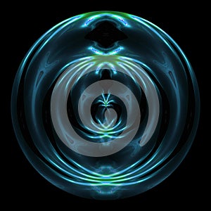 Abstract cell division under high magnification.