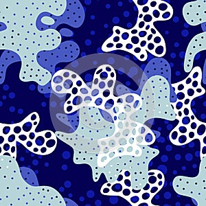 Abstract Cell Structure Seamless Pattern