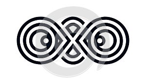 Abstract Celtic Knot Pattern Vector: Intertwined Continuous Design, vector design Generative AI