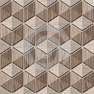 Abstract checkered pattern - seamless background - Blasted Oak photo