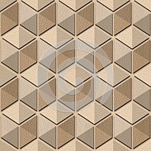 Abstract checkered pattern - seamless background, White Oak wood