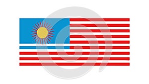 Abstract Chevron Arrow Pattern, Direction and Forward Movement, vector design Generative AI