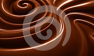 a abstract chocolate background with swirls
