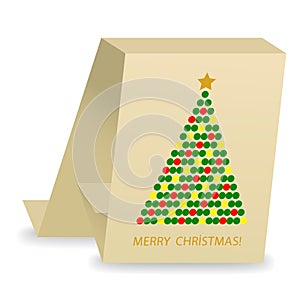 Abstract christmas card