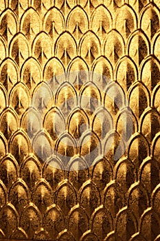 Abstract Christmas Gold Metal Background