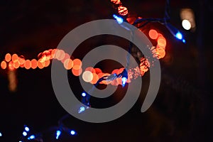 Abstract Christmas Lights Holiday lights