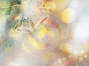 Abstract Christmas and new year soft style background