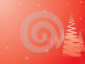 Abstract christmas tree