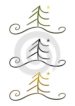 Abstract Christmas Tree