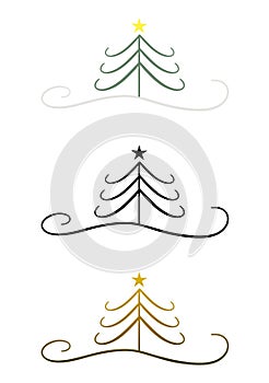 Abstract Christmas Tree