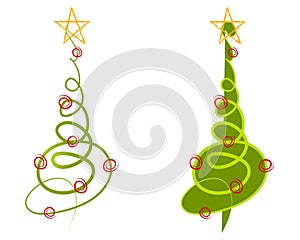 Abstract Christmas Tree Clip Art