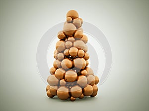 Abstract christmas tree concept