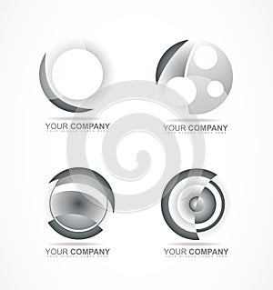 Abstract circle company logo