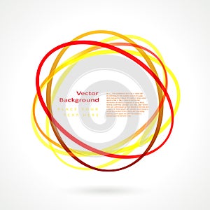 Abstract circle frame