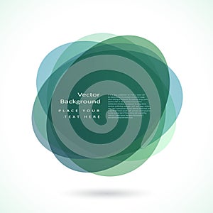 Abstract circle frame