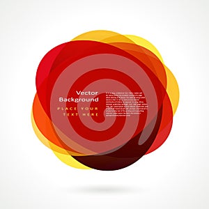 Abstract circle frame