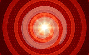 Abstract circle gradient red geometric shape background