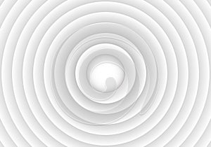 22060801 Abstract circle papercut layer white background photo