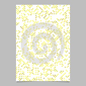 Abstract circle pattern background brochure template design