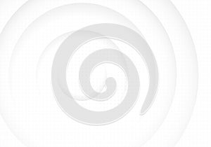Abstract Circle White and Gray Vector Backgrounds