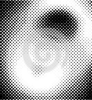 Abstract circles background, halftone dots pattern, organic form background