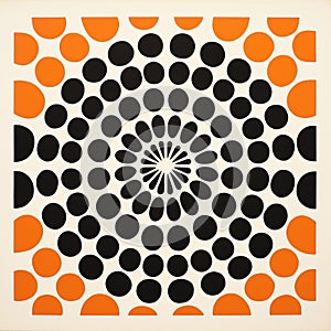 Abstract Circles: A Bold Stencil Painting Inspired By Julio Le Parc