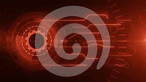 Abstract circles and gears backgrounds 4K LOOP
