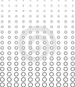 Abstract Circles Gradation Pattern Repeated Design On White Background