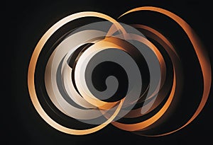 Abstract Circles and Lights Colourful Background Texture