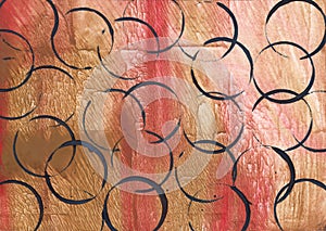 Abstract Circles Painting