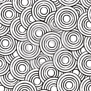 Abstract circles pattern