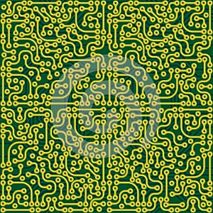 Abstract Circuit Board