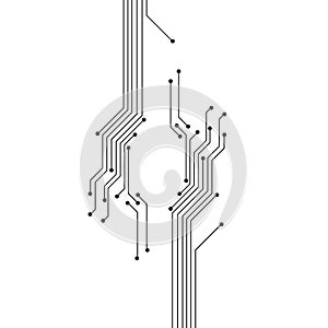 Abstract circuit board.