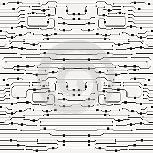 Abstract circuit board background