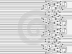 Abstract circuit board background