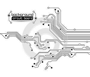 Abstract circuit board background