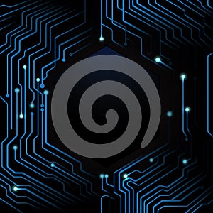 Abstract circuit board background