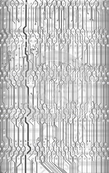 Abstract circuit board background in hi-tech style