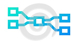 Abstract Circuit Board: Digital Data Flow Icon, vector design Generative AI