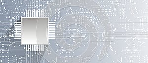 Abstract circuit board futuristic technology processing background