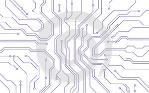 Abstract Circuit Board Pattern Background