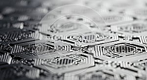 Abstract Circuit Board Pattern